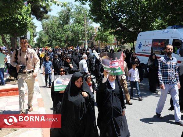 راهپیمایی روزجهانی  قدس در بروجرد