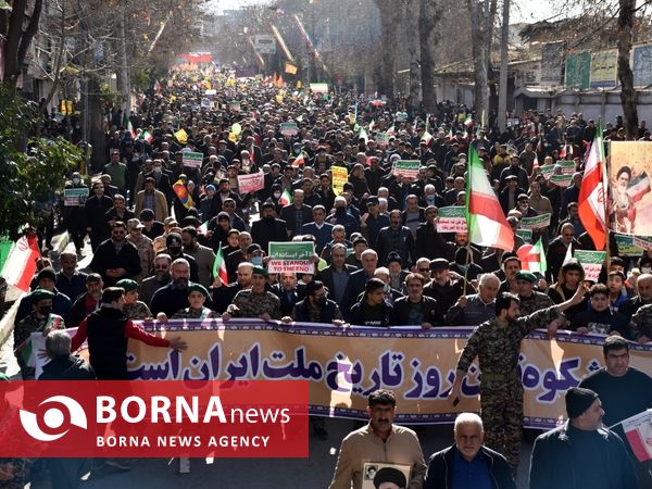 راهپیمایی یوم الله ۲۲ بهمن - گرگان