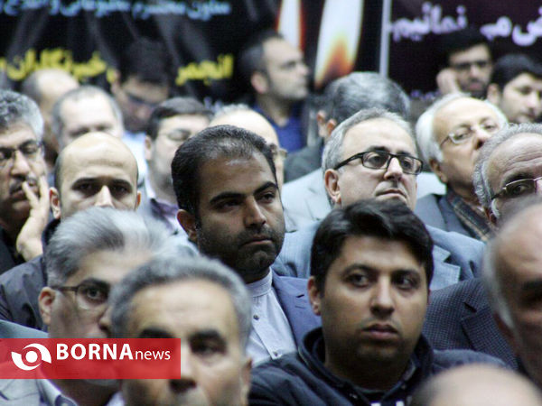 مراسم ختم برادر دکتر انتظامی در مسجد نور