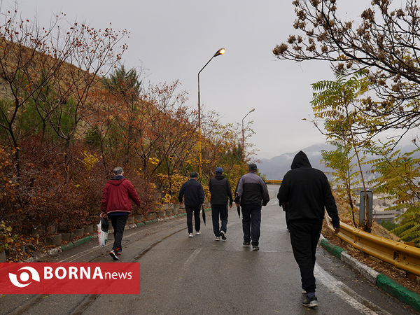 باران پاییزی تهران