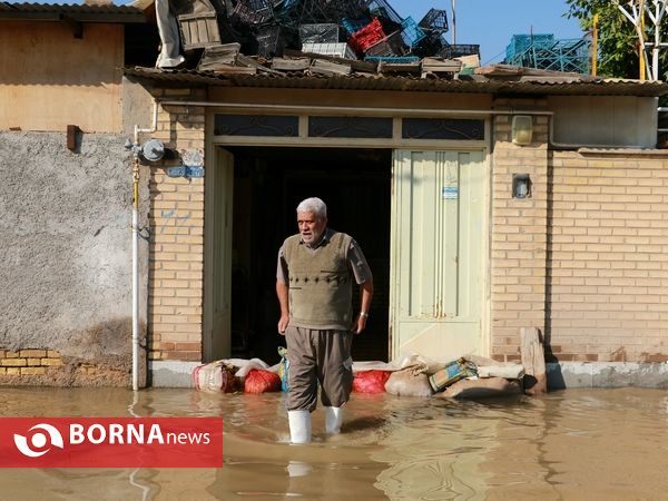 آبادان و خرمشهر پنج روز پس از بارندگی