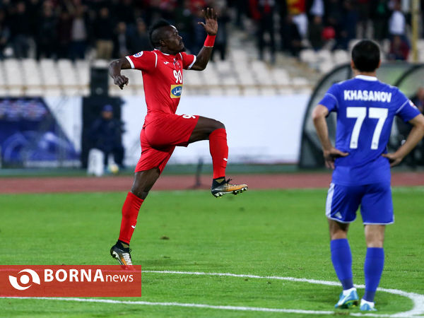 دیدار تیم های فوتبال  پرسپولیس- نسف قارشی ازبکستان