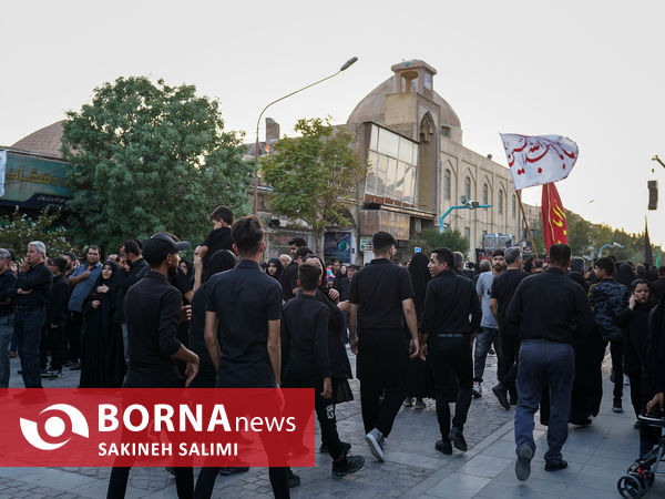 اجتماع دسته های عزاداری در امیر چقماق یزد