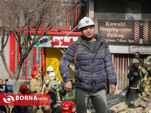 آتش سوزی و فروریختن ساختمان پلاسکو-4