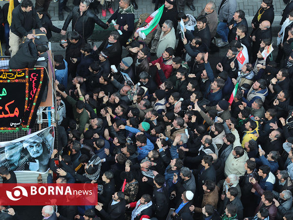 تشییع پیکر سردار شهید حاج قاسم سلیمانی در تهران