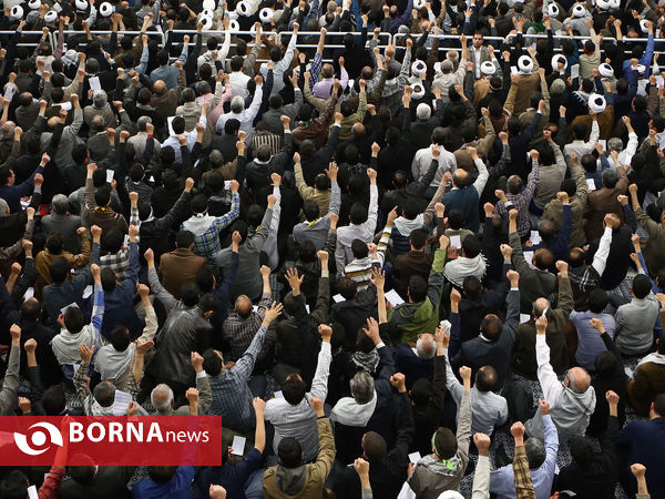 دیدار مردم نجف‌آباد با رهبر انقلاب