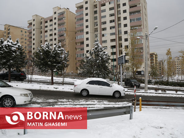بارش برف در تهران
