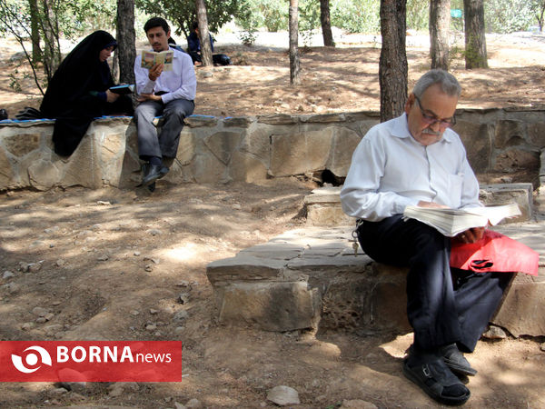 دعای عرفه در تپه الشهدای شیراز