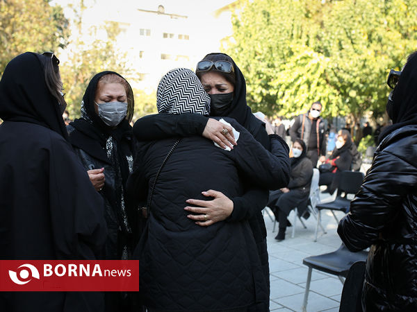 مراسم وداع با پورنگ پورشیرازی