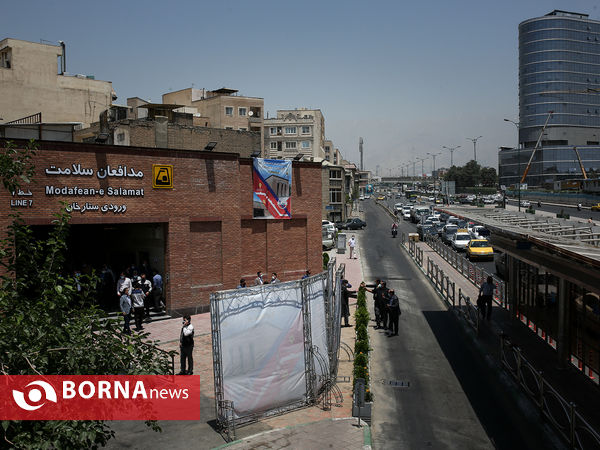 افتتاح ایستگاه های شهرک آزمایش و مدافعان سلامت