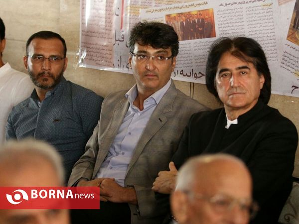 آیین رونمایی از پلاک افتخار علی عبد احد، خبرنگار و پیشکسوت رشته بسکتبال