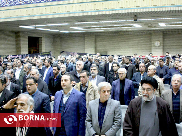 مراسم ختم برادر دکتر انتظامی در مسجد نور