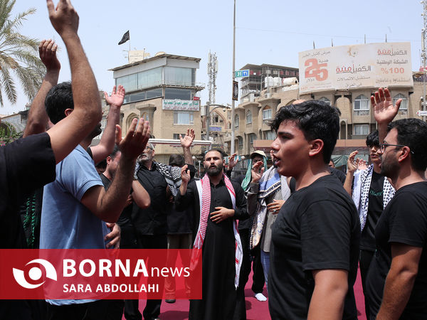 عزاداری تاسوعای حسینی در بین الحرمین