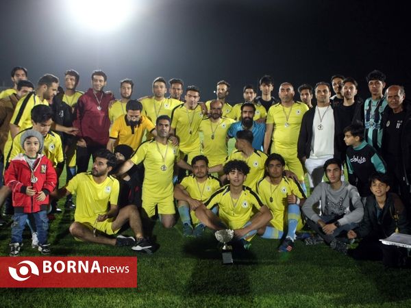 جشن قهرمانی فینال لیگ بزرگسالان هیات فوتبال شهرستان قدس