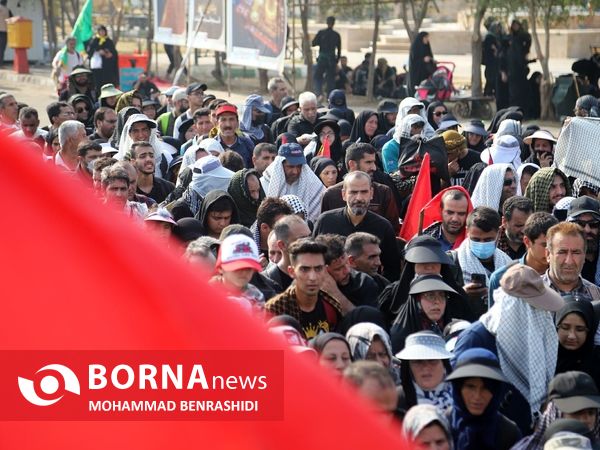 دلدادگان حسینی مرز شلمچه