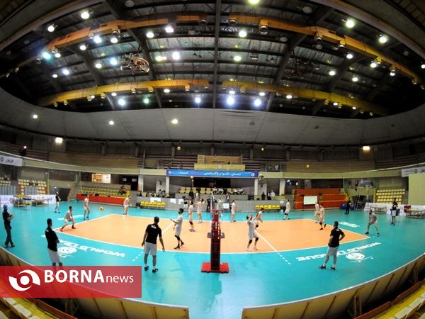 تمرینات تیم ملی والیبال ایران