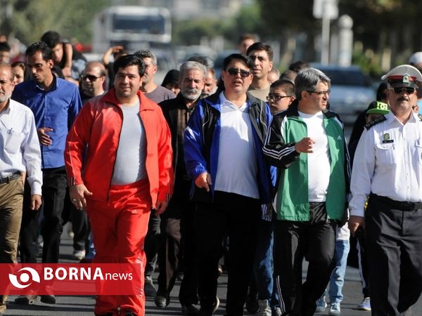 همایش پیاده روی خانوادگی بمناسبت هفته دفاع مقدس- شهرقدس