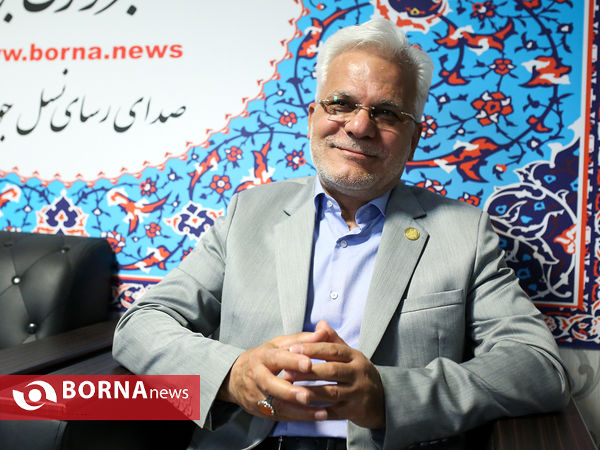 حضور سردار طلایی در خبرگزاری برنا