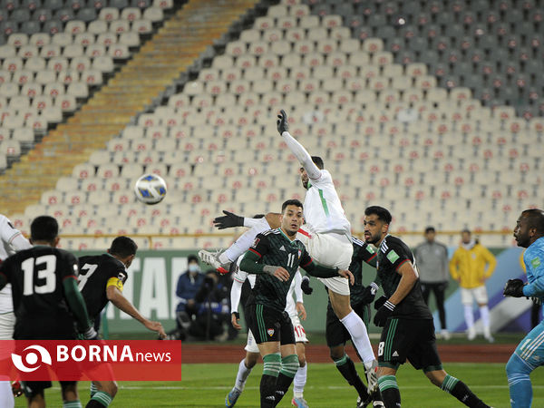 دیدار تیم های فوتبال ایران - امارات