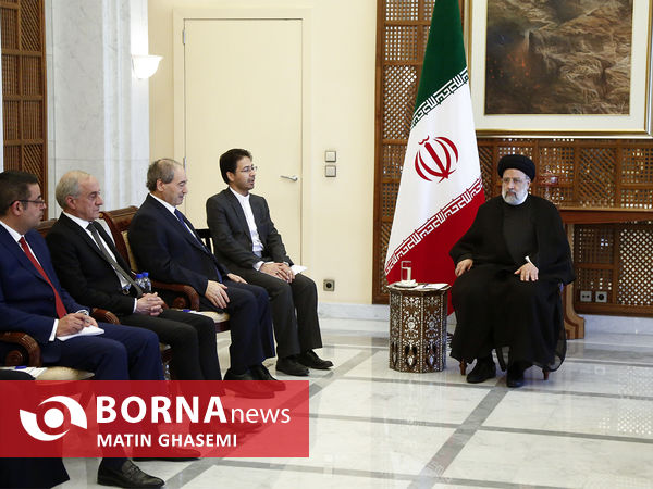 دیدار رییس جمهور  با وزیر امور خارجه سوریه