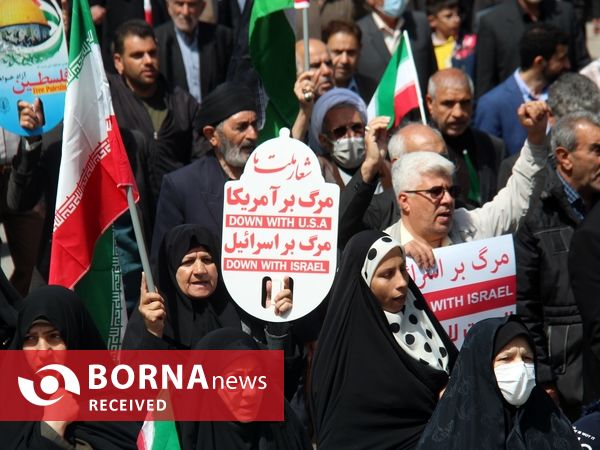 گزارش تصویری خروش مردم لرستان در روز قدس