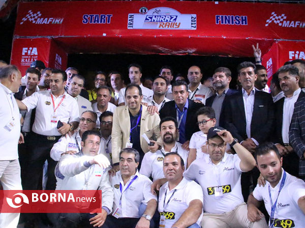 آیین افتتاحیه رالی مرک خاورمیانه در شیراز