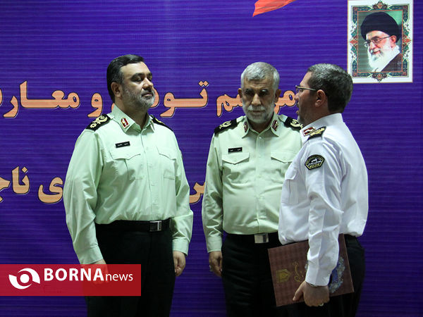 مراسم تودیع و معارفه رئیس پلیس راهنمایی و رانندگی