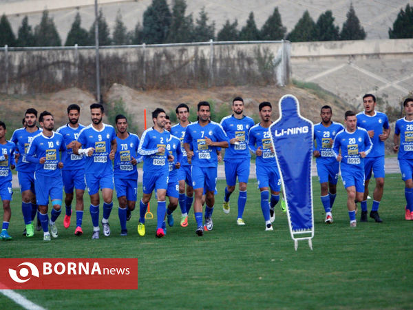 تمرینات تیم فوتبال استقلال تهران