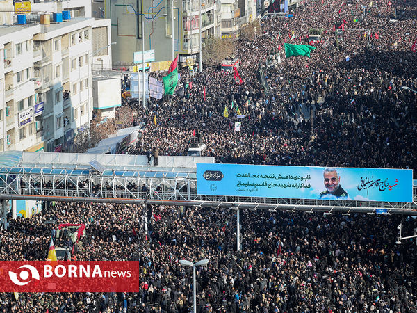 تشییع پیکر سردار شهید حاج قاسم سلیمانی در تهران