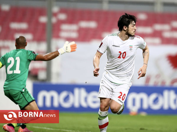 دیدار تیم های ملی فوتبال ایران - بحرین