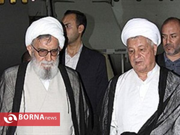 آیت الله واعظ طبسی و آیت الله هاشمی رفسنجانی