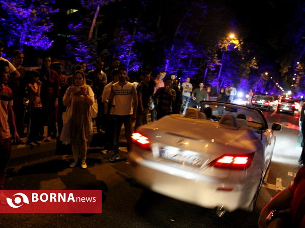 جشن و شادی مردم ایران  پس توافق هسته ایی -2