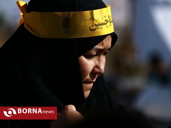 نمای نزدیک اربعینیون شلمچه