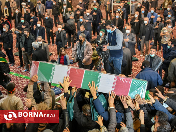 آیین تشیع شهید گمنام در اراک