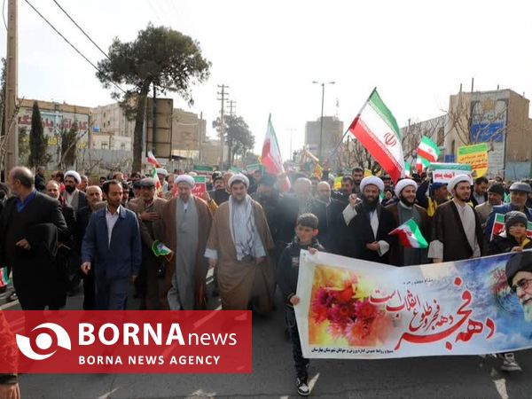 راهپیمایی 22 بهمن شهرستان بهارستان