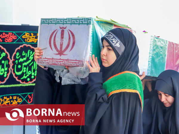 استقبال دانشجویان از شهید گمنام