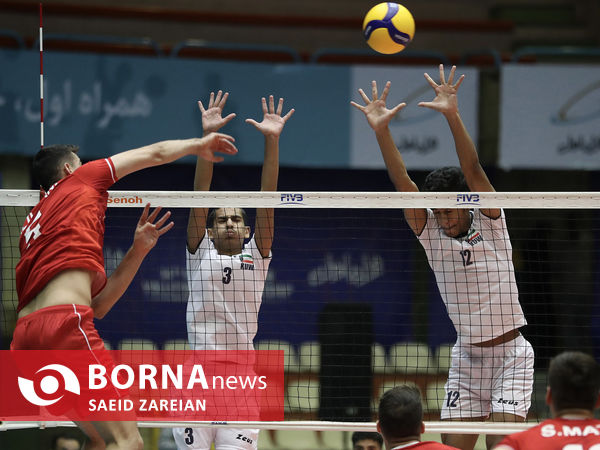 دیدار تیم های ملی والیبال ایران - کویت