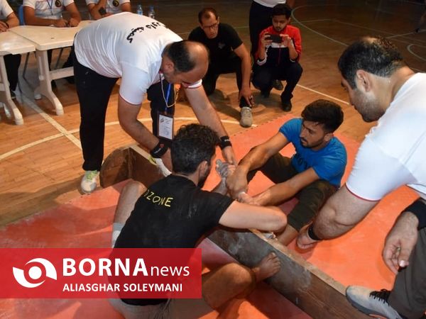 مسابقات چوب کشی در گرگان