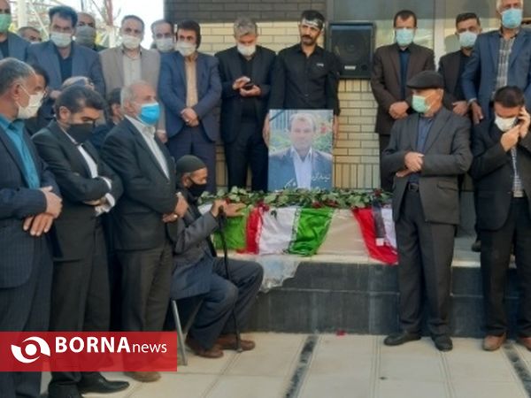 مراسم استقبال از پیکر معلم و خبرنگار فرهیخته کهگیلویه و بویراحمدی در یاسوج