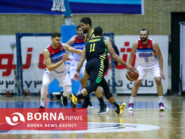 دیدار تیم های بسکتبال نبوغ - کاله