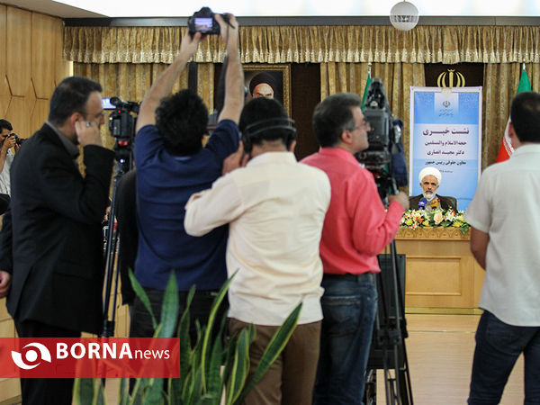 نشست خبری معاون حقوقی رئیس جمهوری