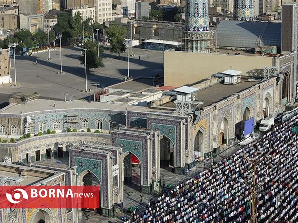 نماز عید فطر حرم مطهر رضوی