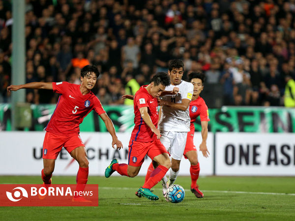 در حاشیه دیدار تیمهای  فوتبال ایران - کره جنوبی