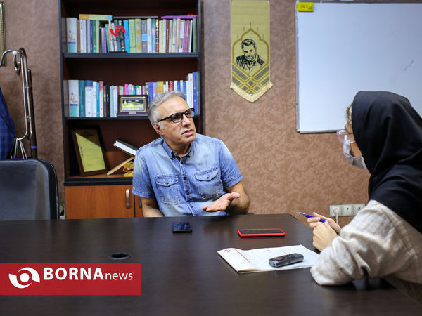 حضور علی فروتن در خبرگزاری برنا
