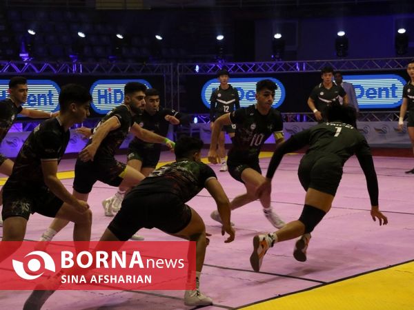 روز نخست مسابقات کبدی قهرمانی جوانان جهان