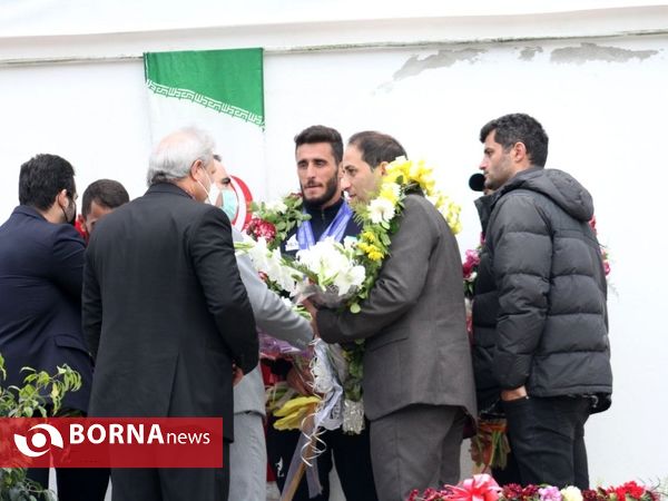 مراسم استقبال از قهرمانان آسیایی قایقرانی در بندرانزلی