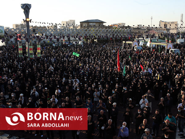 پیاده روی جاماندگان اربعین در تهران