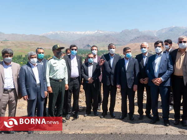 افتتاح جاده جدید هشتگرد-طالقان