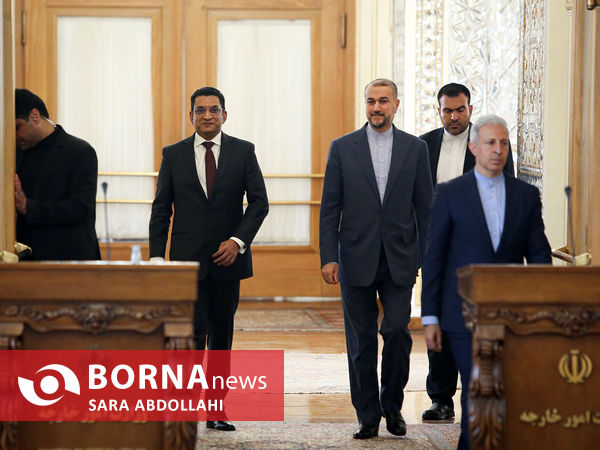 دیدار وزرای خارجه ایران و سریلانکا