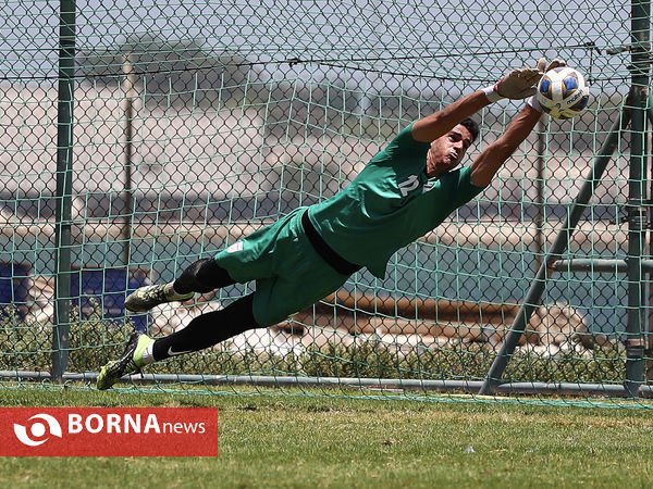 تمرین تیم ملی فوتبال ایران